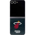 NBA Miami Heat Black Partial Logo Galaxy Z Flip6 Skin